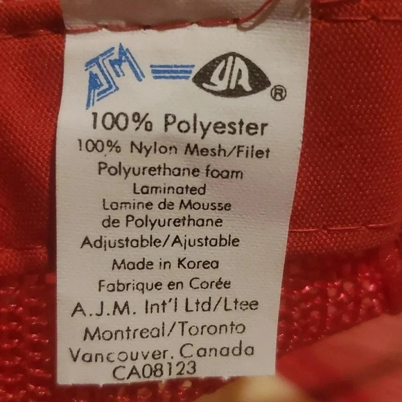 Vintage G & E Racing Mesh  Snapback Trucker Hat Blue/White/Red - Picture 6 of 6